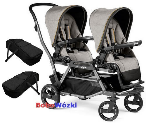 Bliźniaczy wózek 2w1 dla noworodków PEG PEREGO DUETTE PIROET 1