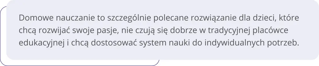 nauczanie domowe to dobry pomysł