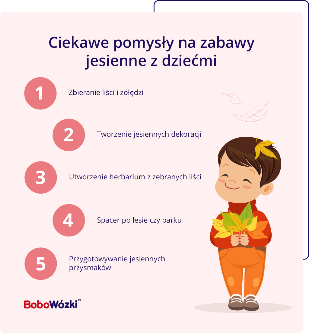 jesienne zabawy z maluchem 