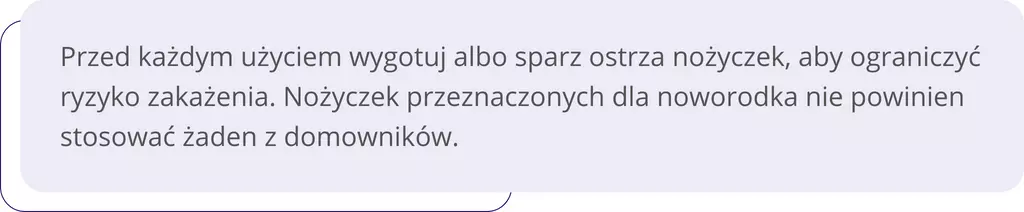 pielęgnacja noworodka paznokcie obcinanie paznokci noworodka