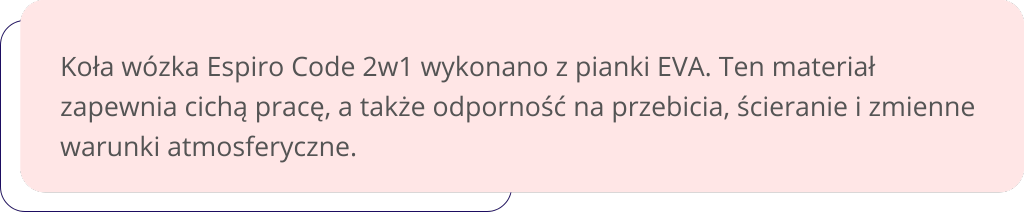 wózek espiro code 2w1 grafika