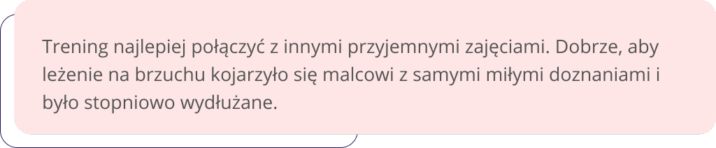 niemowlę nie chce leżeć na bruzchu grafika