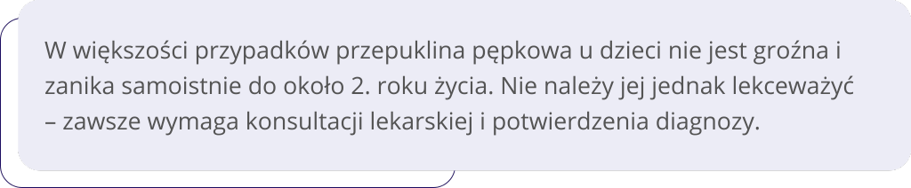 przepuklina pępkowa u niemowlaka grafika ramka