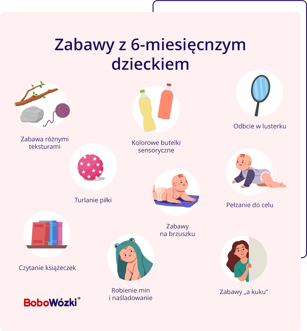 zabawy z 6 miesięczne dzieciem