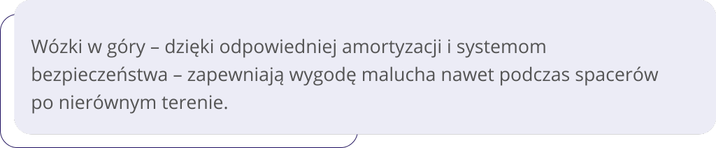 jaki wózek w góry