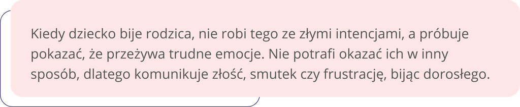 dziecko bije rodzica grafika