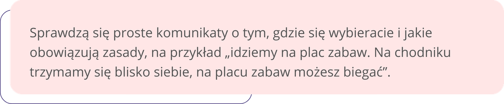 dziecko ucieka na spacerze grafika 2