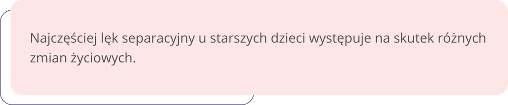 lęk separacyjny u dzieci grafika
