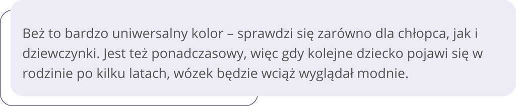 jaki wózek beżowy grafika