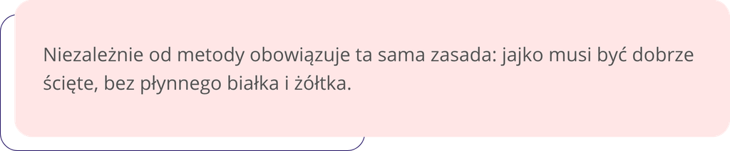jajko dla niemowlaka
