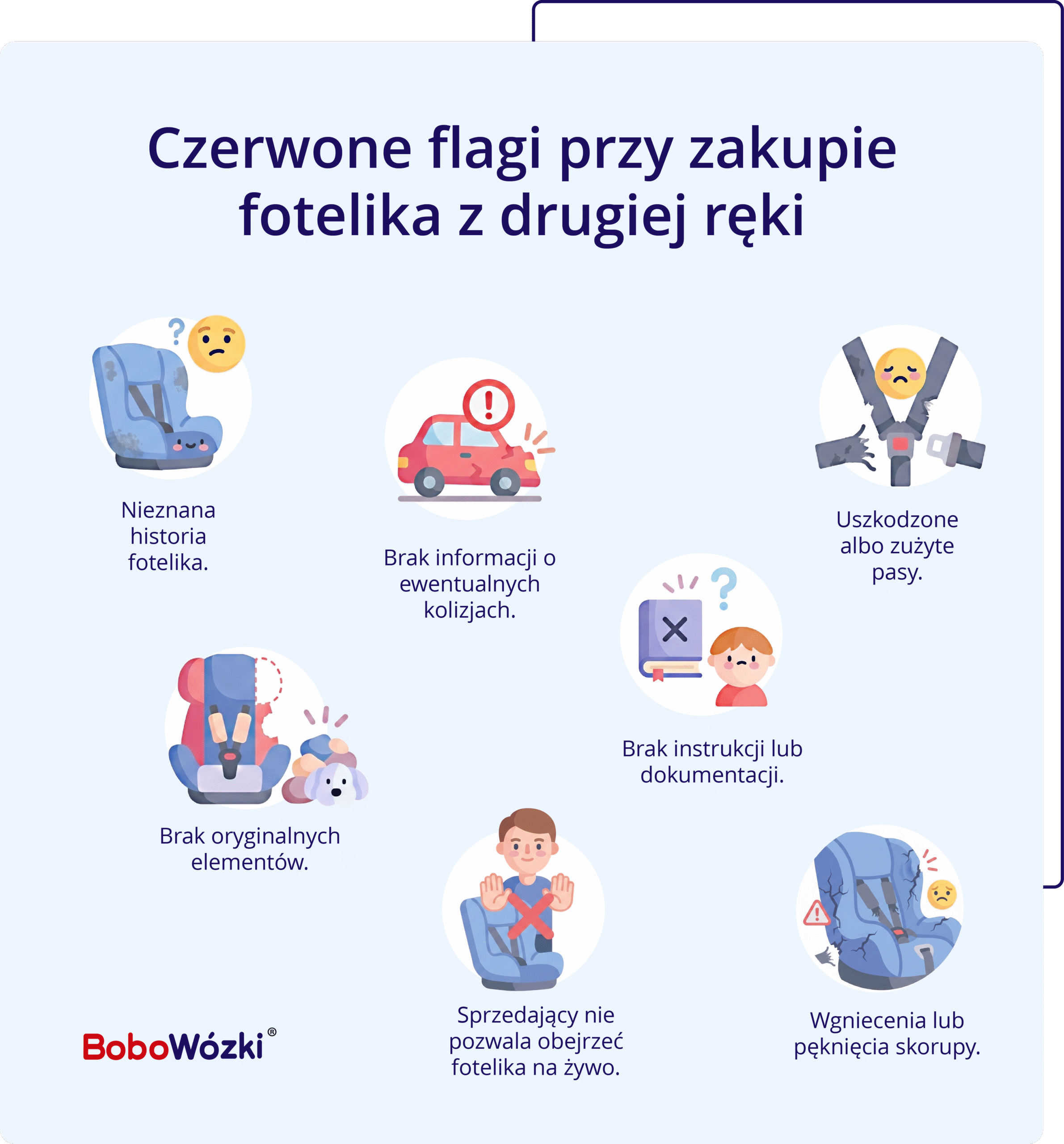używany fotelik samochodowy na co uważać przy zakupie