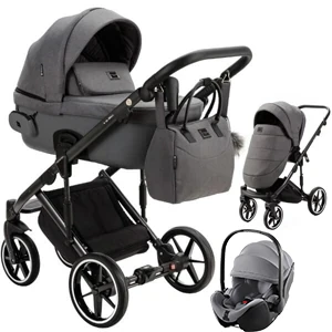 Adamex LUMI AIR LUX wózek 3w1 z fotelikiem Britax Baby-Safe PRO