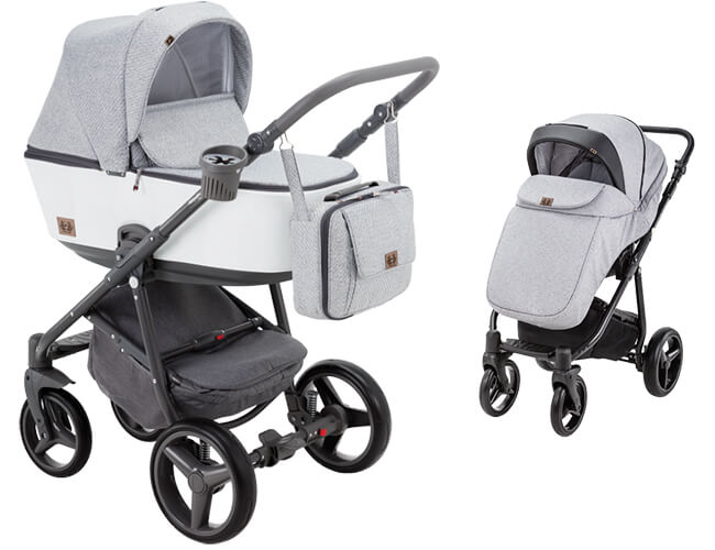 Wózek dziecięcy 2w1 ADAMEX REGGIO Premium 1