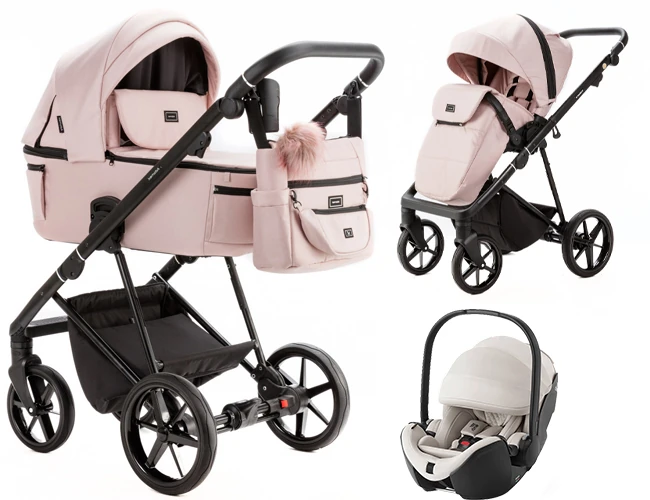 Adamex VASCO wózek 3w1 z fotelikiem Britax Baby-Safe PRO 1