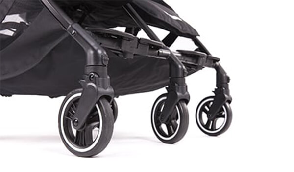 Wózek bliźniaczy spacerowy Baby Monsters KUKI TWIN 5