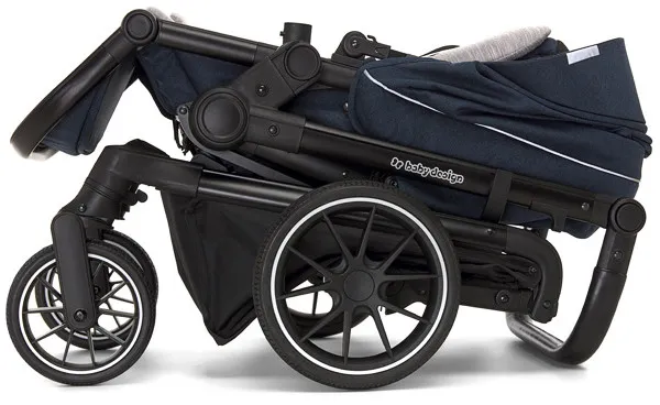Wózek 2w1 dla dziewczynki Baby Design Zoy