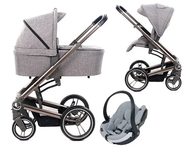 Wózek 3w1 BabySafe LUCKY + fotelik BeSafe iZi GO MODULAR X1 i-Size 1