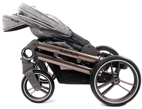 Wózek 3w1 BabySafe LUCKY + fotelik BeSafe iZi GO MODULAR X1 i-Size 7