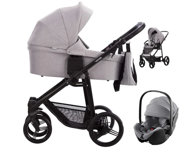 BEBETTO VULCANO wózek 3w1 z fotelikiem Britax Baby-Safe PRO 1