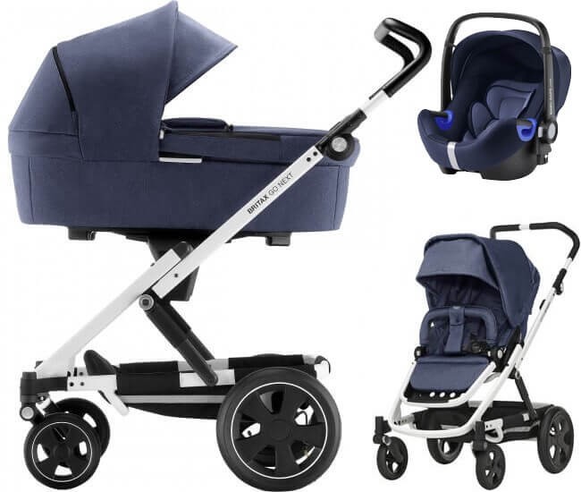 BRITAX ROMER GO NEXT 2 wózek głęboko-spacerowy + fotelik samochodowy Baby Safe i-Size 1