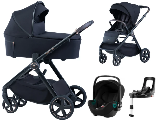 Wózek 3w1 Espiro ONLY 2023 + fotelik Baby Safe 3 i-Size