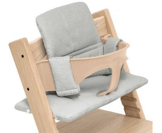 Krzesełko do karmienia STOKKE TRIPP TRAPP + tacka + poduszka