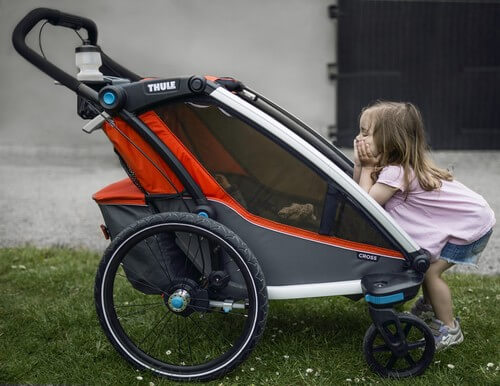 THULE CHARIOT CROSS 2  wózek do biegania + przyczepka rowerowa dla dwójki dzieci 7