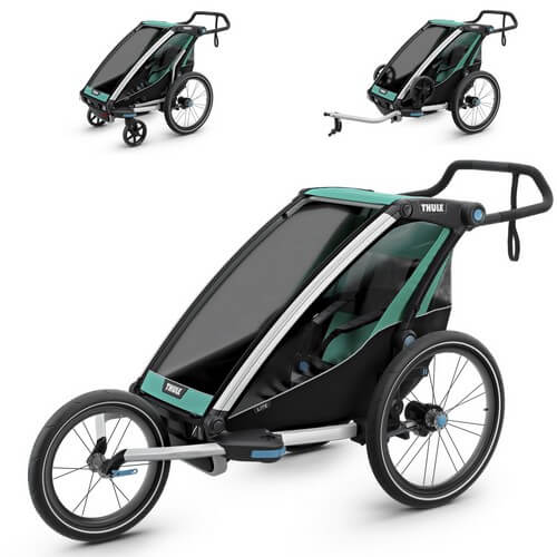 THULE CHARIOT LITE 1: wózek do biegania + przyczepka rowerowa dla dziecka 1