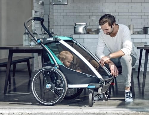 THULE CHARIOT LITE 1: wózek do biegania + przyczepka rowerowa dla dziecka 6