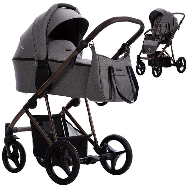 Bebetto FLAVIO CHOCO wózek głęboko-spacerowy - BoboWózki