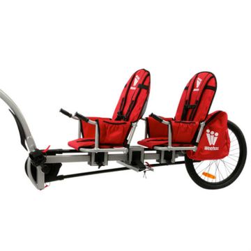 WEEHOO iGo 2 przyczepka rowerowa dla dwójki dzieci