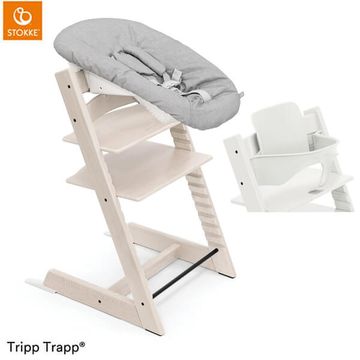 STOKKE TRIPP TRAPP + Newborn Set + Baby Set krzesełko do karmienia