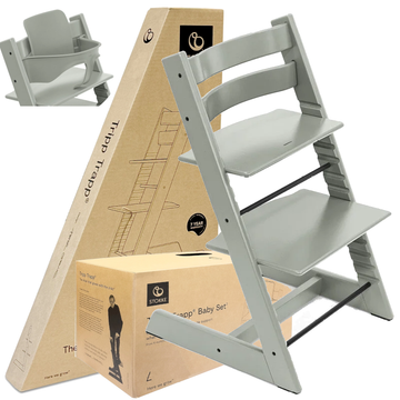Stokke TRIPP TRAPP krzesełko 2w1 w zestawie z Baby Set