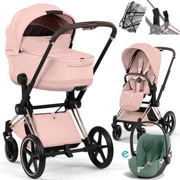 Cybex e-PRIAM 5.0 STYLE wózek 3w1 + fotelik Cybex CLOUD T i-Size