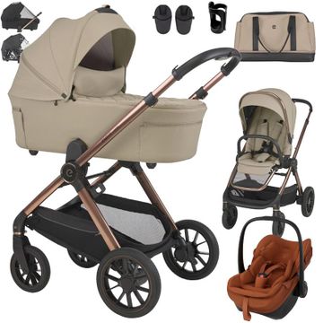 Espiro CODE wózek 3w1 + fotelik Maxi Cosi PEBBLE SLIDE PRO