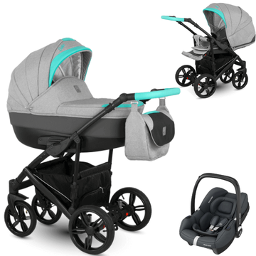 CAMARELO BALEO wózek 3w1 z fotelikiem MAXI COSI CABRIO FIX i-Size
