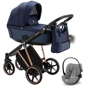 ADAMEX BELISSA SPECIAL wózek 3w1 + fotelik Cybex CLOUD G i-Size