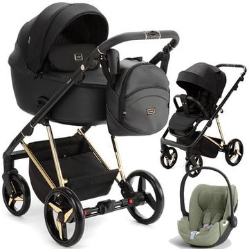 Adamex BLANC SPECIAL EDITION wózek 3w1 z fotelikiem Cybex CLOUD T i-Size