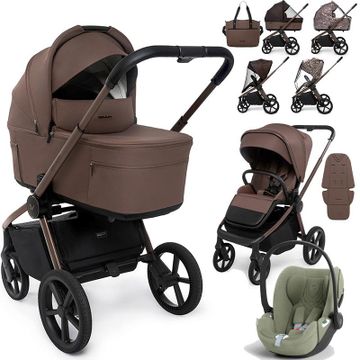 Muuvo FOLD wózek 3w1 + fotelik Cybex CLOUD T i-Size