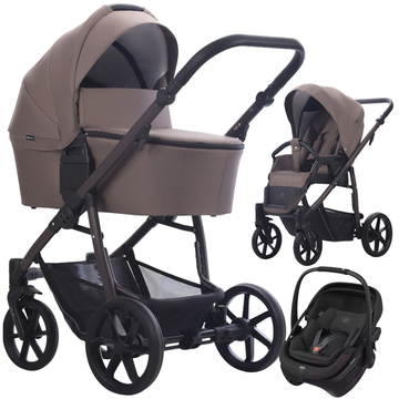 Bebetto VULCANO wózek 3w1 + fotelik Maxi Cosi CORAL SLIDE PRO