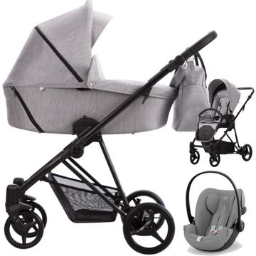 BEBETTO YODDI wózek 3w1 + fotelik Cybex Cloud G i-Size