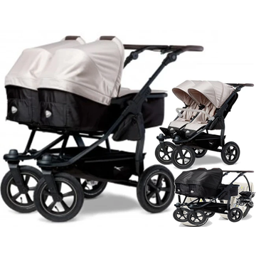 TFK DUO 2 COMBI wózek 3w1 z 2 fotelikami CYBEX CLOUD G i-Size