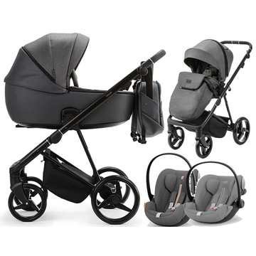 Adamex BLANC LUX wózek 3w1 + Cybex CLOUD G i-Size
