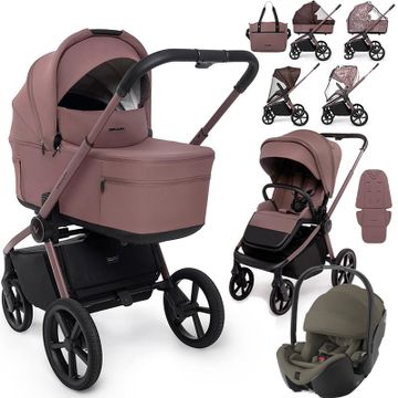 Muuvo FOLD wózek 3w1 + fotelik Britax BABY-SAFE PRO