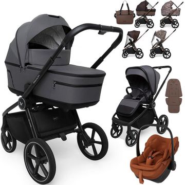 Muuvo FOLD wózek 3w1 + fotelik Maxi Cosi PEBBLE SLIDE PRO