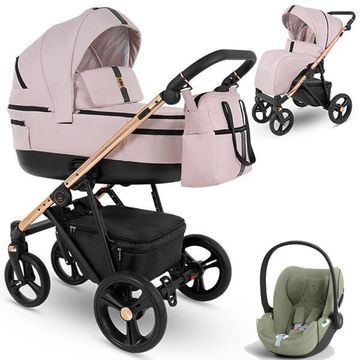 Camarelo BELAGIO wózek 3w1 z fotelikiem Cybex CLOUD T i-Size