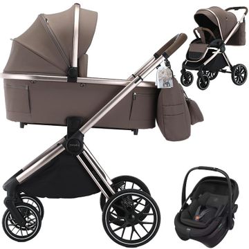 Adamex SPARK wózek 3w1 + fotelik Maxi Cosi CORAL SLIDE PRO