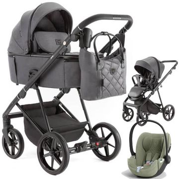 Adamex DELTA wózek 3w1 + fotelik Cybex CLOUD T i-Size