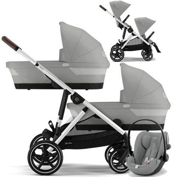 CYBEX GAZELLE S wózek bliźniaczy 3w1 z fotelikiem Cybex CLOUD G3 i-Size