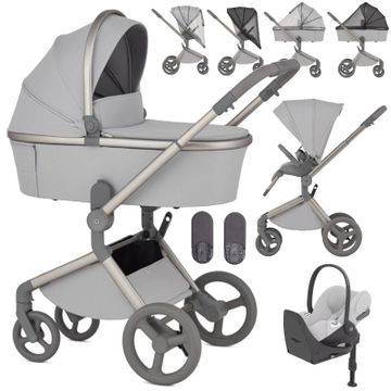 Anex FLO wózek 4w1 + fotelik Cybex CLOUD T i-SIze + baza T